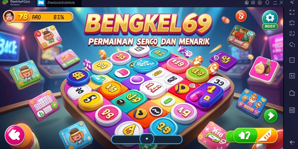 Screenshot BENGKEL69 dengan tampilan gameplay Bingo yang seru.