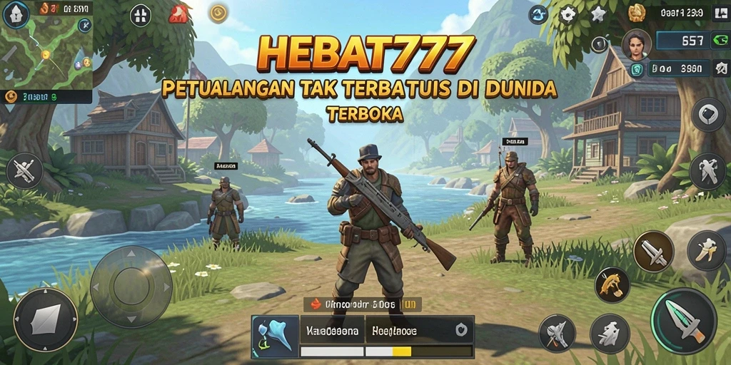 Gameplay HEBAT777 yang menampilkan eksplorasi dunia Open World.