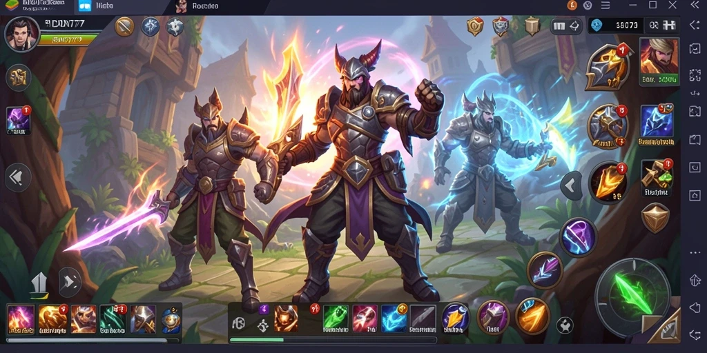 Tampilan gameplay memukau dalam IDN777 yang menantang.