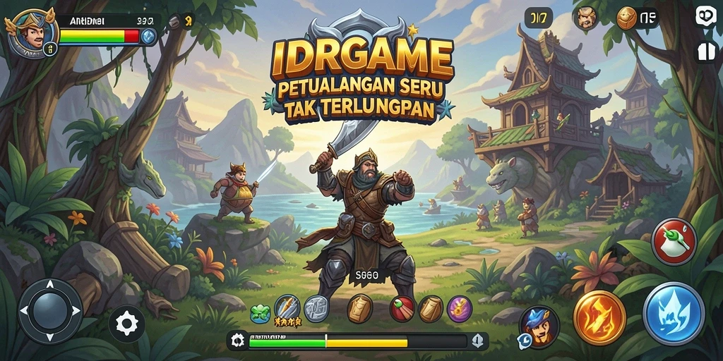 Tampilan gameplay seru dari IDRGAME yang penuh petualangan.
