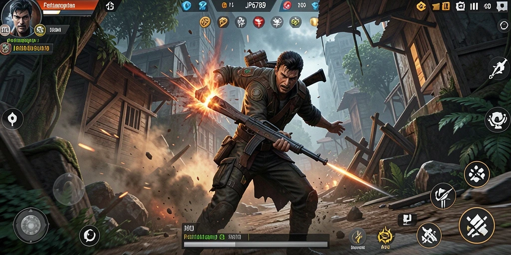 Screenshot utama dari gameplay seru JP6789.