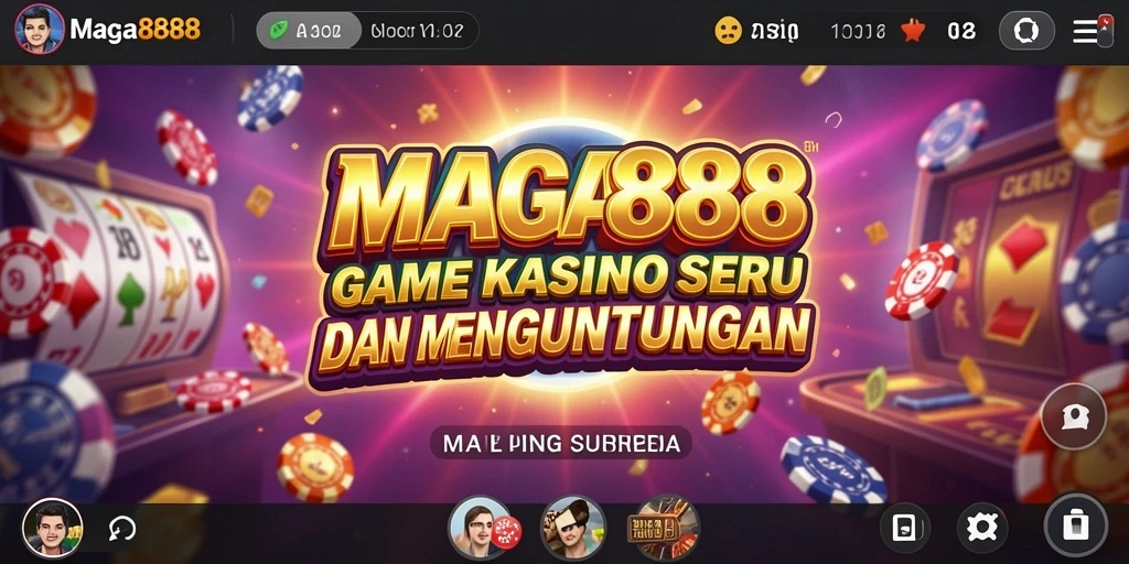 Screenshot gameplay MAGA888 menampilkan keseruan di dunia Kasino.