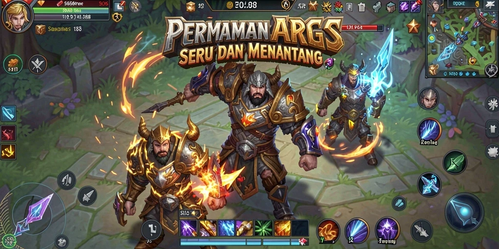 Tangkapan layar POA88 menampilkan aksi seru dalam pertempuran ARPG.