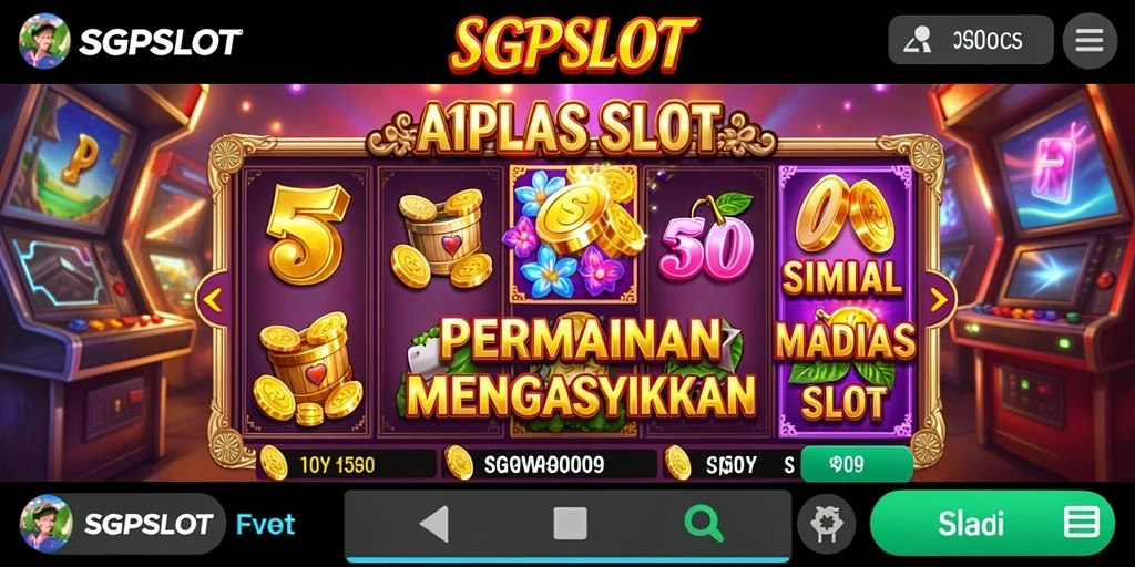 Tampilan gameplay seru di SGPSLOT dengan berbagai tema slot.