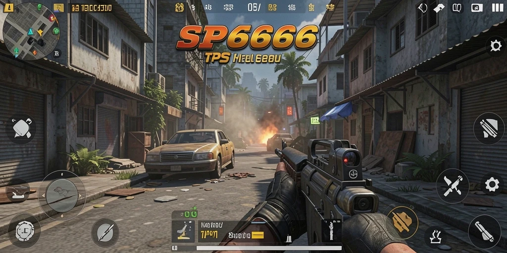 Gameplay SP666 yang mendebarkan dalam aksi TPS.